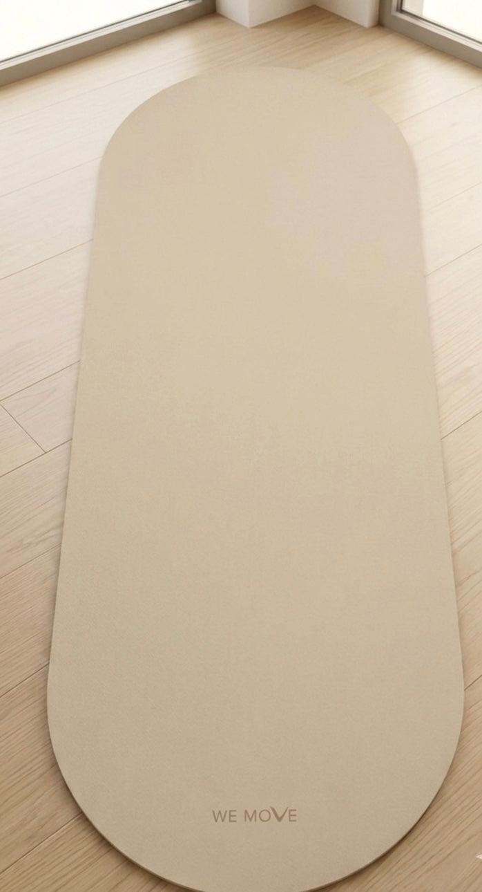 Oval PU Yoga & Pilates  Mat – 1850mm x 680mm x 4.5mm