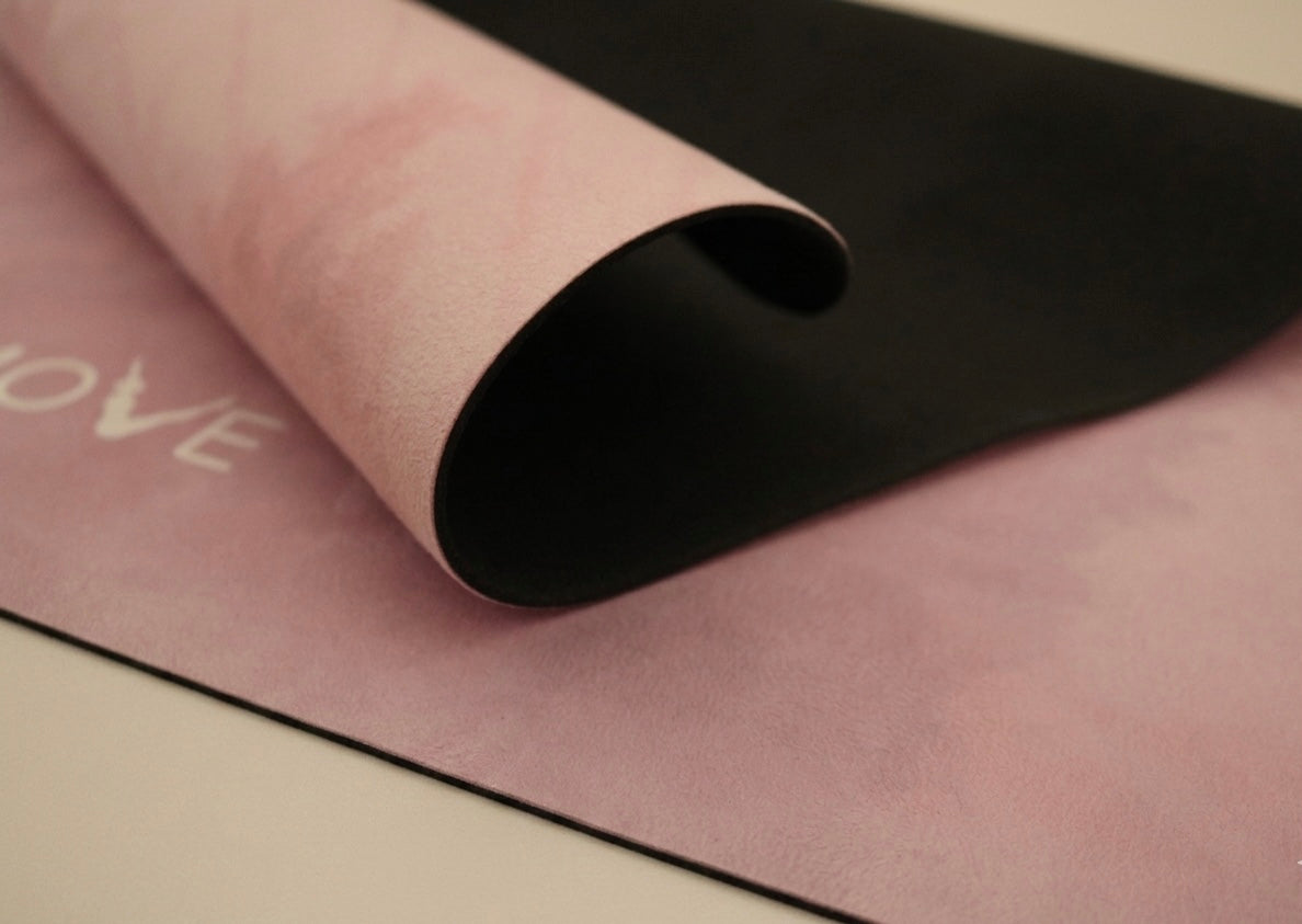 Pilates Reformer Mat Pink Forest– 96cm x 56cm x 2mm