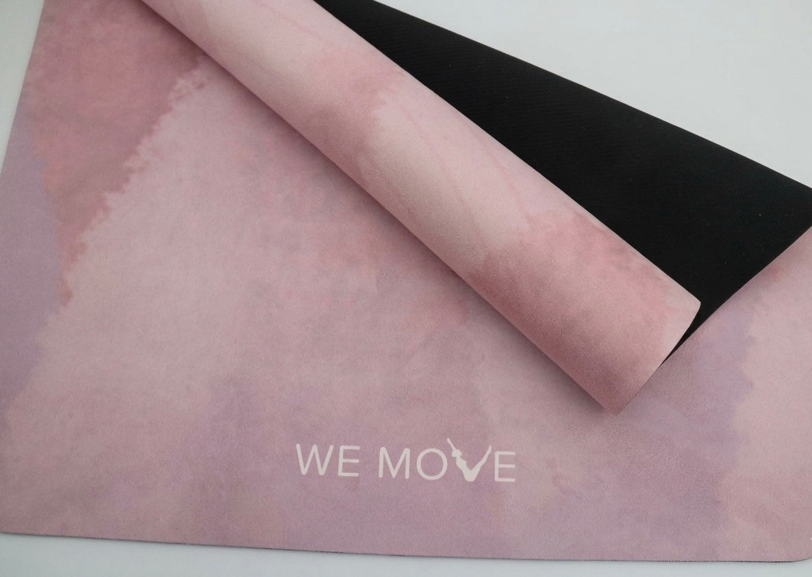 Pilates Reformer Mat Pink Forest– 96cm x 56cm x 2mm
