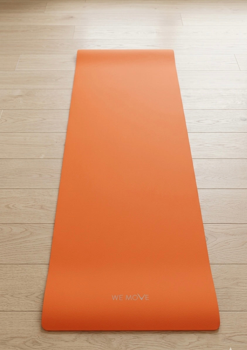 PU+TPE Orange Yoga & Exercise Mat – 1830mm x 610mm x 6mm