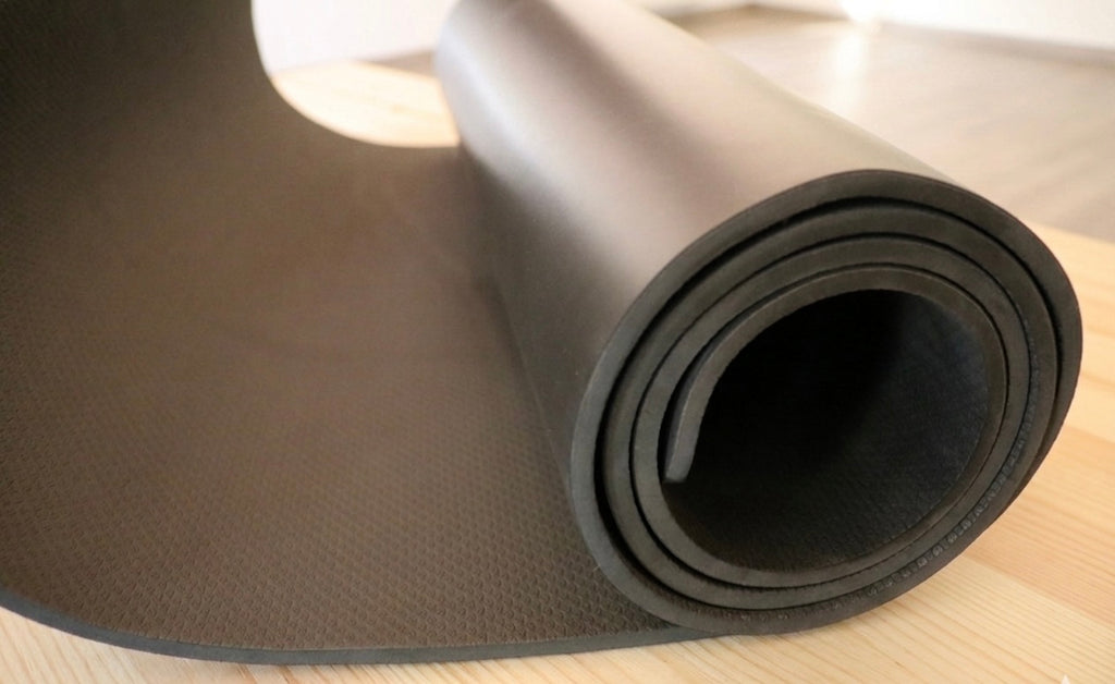 PU+TPE Black Yoga & Exercise Mat – 1830mm x 610mm x 6mm
